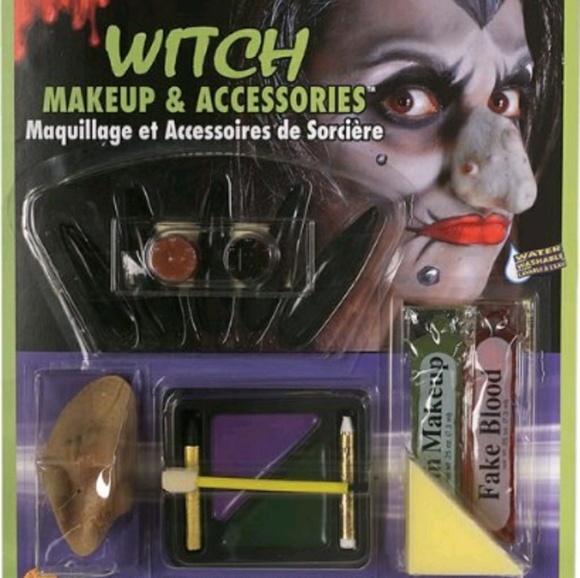 Witch makeup & accessories - Picture 1 of 3